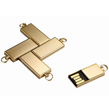 빠르고 안전한 데이터 전송 요구에 적합한 HY 플래시 칩을 포함하는 반짝이는 아연 합금 금속 USB 플래시 드라이브가 있는 실버