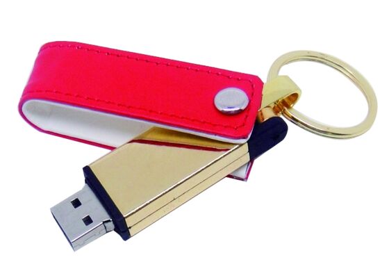 맥 OS 호환 가죽 USB 플래시 드라이브 검은색 주식 색상 사용자 지정 OEM 세련된 내구성 디자인 기업 선물에 적합합니다