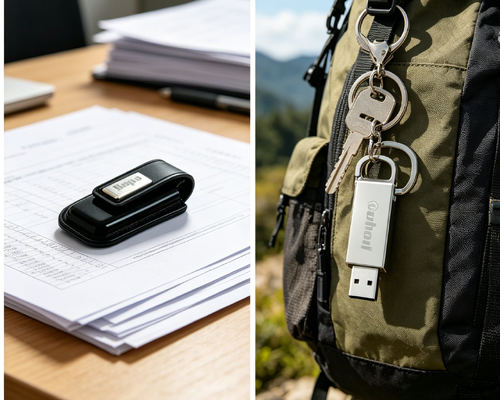 Oem 가죽 USB 플래시 드라이브 기업 선물 및 이벤트에 이상적인 브라운 컬러의 세련되고 내구성이 뛰어난 휴대용 스토리지 솔루션