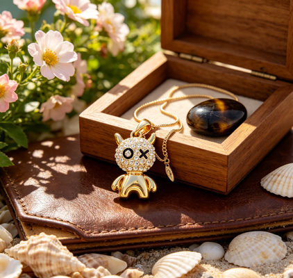 고양이 모양의 목걸이 USB 스틱은 성탄 선물에 아주 좋은 로고와 메모리를 사용자 정의했습니다.