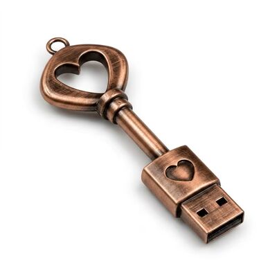 휴대용 디지털 저장 및 데이터 관리에 적합한 속도 10MB/s를 제공하는 레트로 스타일 USB 플래시 드라이브