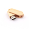 180 급 트위스트 나무로 된 USB 플래시는 2.0과 USB 3.0 50-100MB/S 엠보싱 로고를 운전합니다