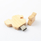단풍나무 대나무는 주문 제작 설계에 의해 나무로 된 USB 스틱 128GB 절단을 개인화했습니다
