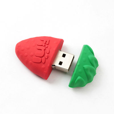 PVC 개방 몰드 귀여운 USB 스틱 수박 딸기 초콜릿은 형성했습니다