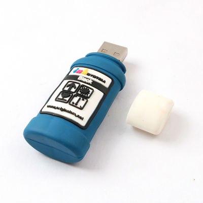 잉크 통은 맞춘 USB 플래시 드라이브 USB 2.0 3.0 H2 테스트 256GB를 형성했습니다