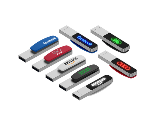 USB 2.0 USB 3.0 크리스탈 USB는 8GB 16GB 128GB 256GB 고속을 붙입니다