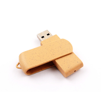 가치없고 플라스틱 128gb 플래쉬 드라이브 재활용 가능 물질 Usb 3.0 메모리
