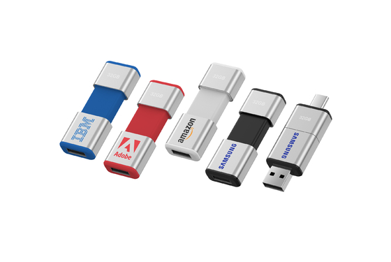 가동 가능한 64GB 128GB 256GB에 쉬운 빠른 속도 유형 C Pendrive