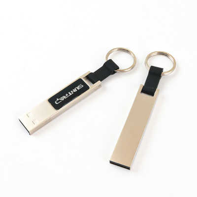 컴퓨터 USB 2.0에서 빠르게 읽을 때 빛나는 금속 LED 조명 USB 플래시 드라이브