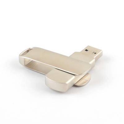 금속은 360 급 탄력적 USB 스틱 16GB 32GB 64GB 30MB/S를 구깁니다