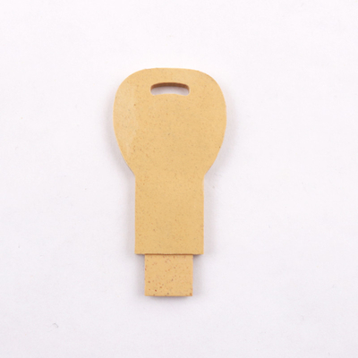 15MB/S 32GB 128GB 리사이클러블즈 밀짚 재료 Usb 플래시는 빨리 2.0을 운전합니다