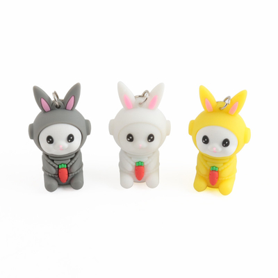128GB 256GB 토끼 모양이 형성된 Pvc 3.0 USB 플래시는 주문 제작 설계를 운전합니다