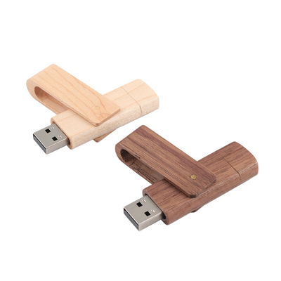 USB A 및 타입 c 빠른 데이터 전송을 위한 USB2.0/3.0 인터페이스 타입의 목재 USB 플래시 드라이브