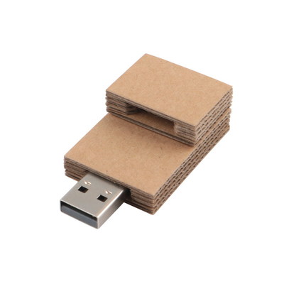 직사각형 종이 USB 플래시 드라이브 친환경 재료 USB 2.0 및 USB 3.0