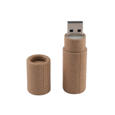 둥근 모양의 목재 USB 2.0 플래시 드라이브 빠른 속도 30MB/S 64GB 128GB