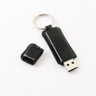 사용자 정의 가능한 가죽 플래시 드라이브 10mb/s 기록 속도