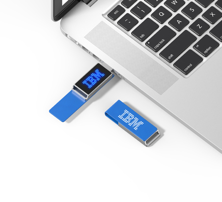 LED 인브레이브 로고 가죽 USB 스틱 2.0 3.0 64GB 128GB 256GB 30MB/S