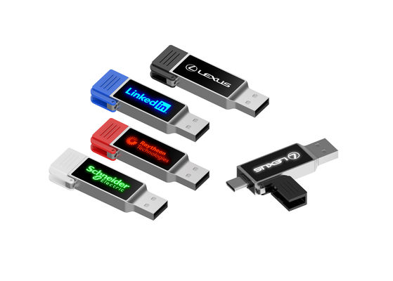 작은 화이트 박스 OTG USB 플래시 드라이브 완벽한 비즈니스 동반자