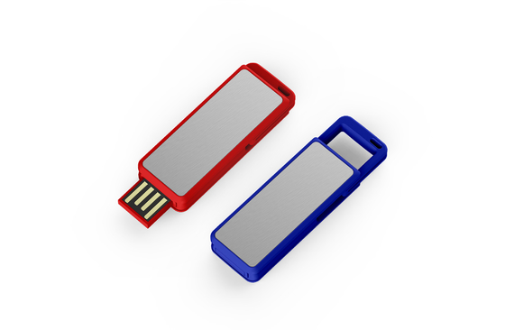 커스터마이징 가능한 플라스틱 USB 스틱 블랙 화이트 256GB 메모리 플러그 앤 플레이
