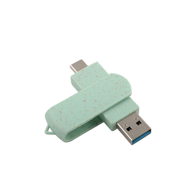 비밀번호 지원 사용자 지정 로고 C형 USB 플래시 드라이브 대용량 저장 및 데이터 업로드
