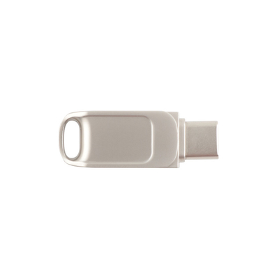 좋은 레이저 로고 실버 메탈 바디 타입 C USB 플래시 드라이브 USB 3.0 3.1 3.2 지원