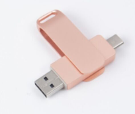 로즈 골드 USB 3.0 C형 USB 플래시 드라이브 전화 및 컴퓨터 캔 호환성 256GB 512GB