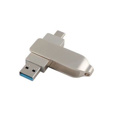 레트로 바디 실버 색상(TYPE C USB 128GB 256GB 고속 usb 크기 71.4*16.8*10.1mm)