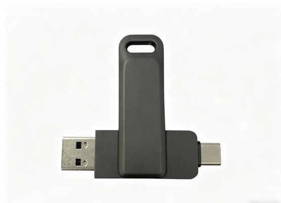 유형 C를 가진 매트 USB 3.0를 가진 총 검정 체색은 전화를 위해 일치할 수 있습니다