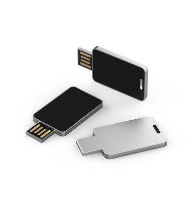 금속 LED 라이트 USB 플래시 드라이브 내구성 금속 껍질 암호화 없이 다양한 운영 체제 및 장치와 호환