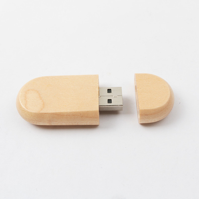 단풍나무 대나무는 나무로 된 USB 스틱 128GB 60 밀리미터 길이를 개인화했습니다