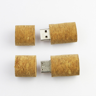 레드와인 보틀 멈춤 장치 나무로 된 USB 플래시는 3.0 128GB 80MB/S를 운전합니다
