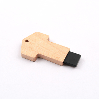 단풍나무 나무로 된 USB 플래쉬 드라이브 키는 64GB 128GB 256GB를 읽어 빨리 형성했습니다