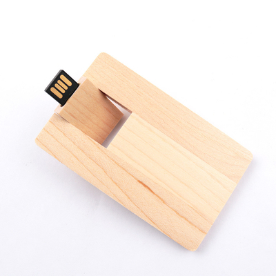 CMYK 인쇄 16GB 32GB 64GB 단풍나무 플래시는 나무로 된 카드 USB UDP 칩 내부를 운전합니다
