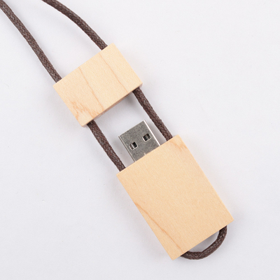 16GB 32GB 64GB 단풍나무 밧줄 USB 3.0 빠른 속도를 가진 나무로 되는 USB 섬광 드라이브