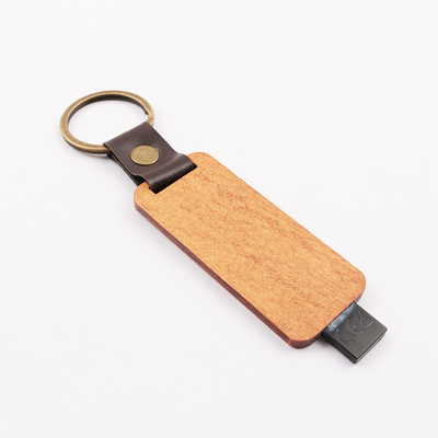 로고 경품 USB 플래시를 엠보싱 처리하는 나무로 된 가죽은 80MB/S 유럽 표준을 운전합니다