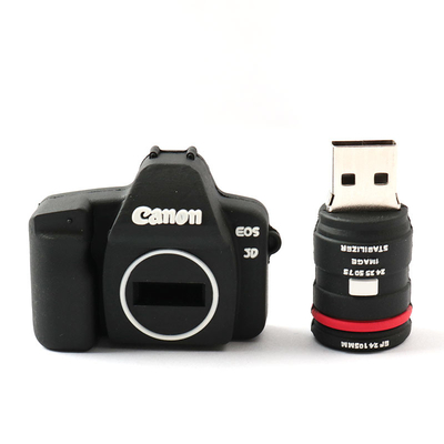 Pvc 카메라 형태 특정 개인 앞 플래쉬 드라이브 USB 2.0 3.0 ROHS는 찬성했습니다