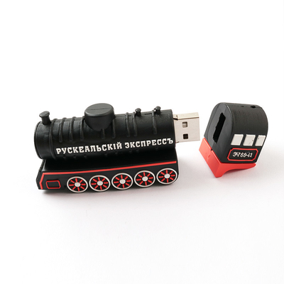 3D 사본 실제 기차 USB 드라이브에 의하여 주문을 받아서 만들어지는 모양 Usb 3.0 가득 차있는 기억