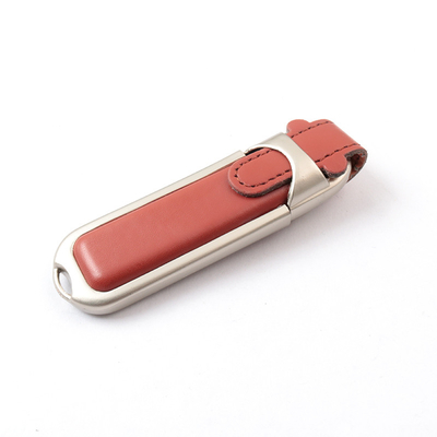 8GB 16GB 32GB PU 가죽 USB 플래시는 고속 80MB/S 2.0 3.0을 운전합니다