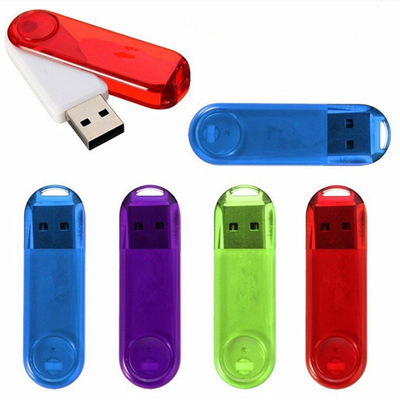 64GB 2.0 3.0 트위스트 Usb 플래쉬 드라이브 80MB/S 가득 찬 메모리 투명한 케이스