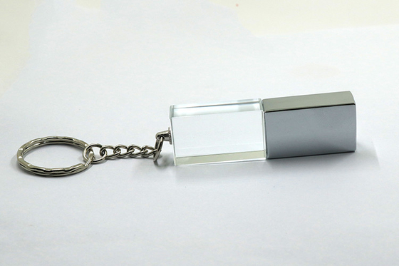 UDP 순간 크리스탈 Usb 플래시는 LED 라이트와 2.0 4GB 8GB 16GB USB 스틱을 운전합니다