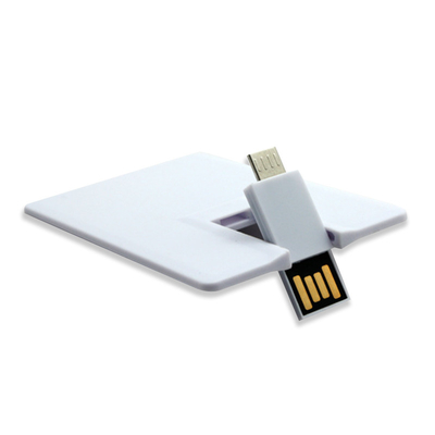 안드로이드 OTG 2.0 신용 카드 USB는 1GB 128GB 15MB/S UV 화려한 인쇄를 붙입니다