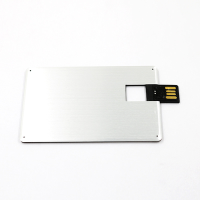 금속 신용 카드 USB 스틱 2.0 128GB 64GB 작은 UDP 플래시 칩