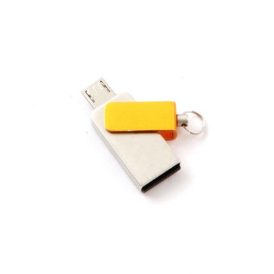 안드로이드 극소 OTG USB 스틱 금속 2.0 고속 16GB 유디피 포트