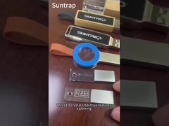 병 USB 플래시 드라이브 내부 빈 크리스탈 USB 2.0 및 USB 3를 넣을 수 있습니다.0